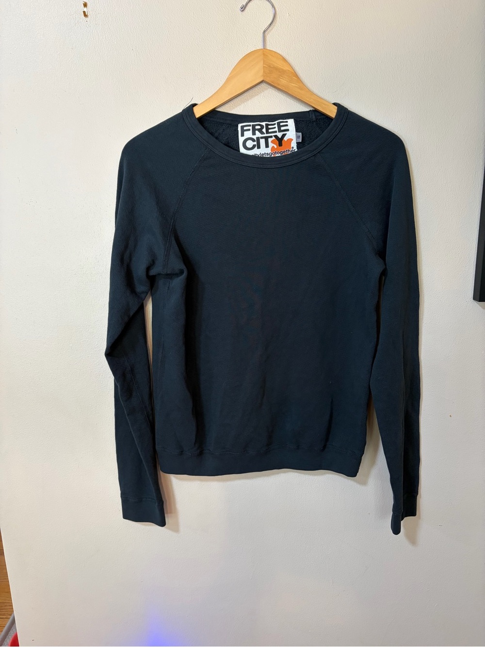 Free city blank crew sweatshirt